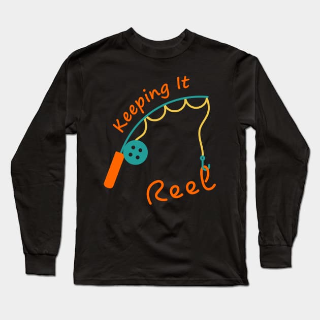 Keeping It Reel Long Sleeve T-Shirt by Lasso Print